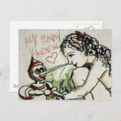 mein lustiges Valentin Feiertagspostkarte (Vorne/Hinten)