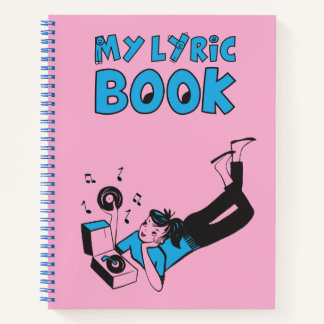 Mein Lyrikbuch "Tune Tote" inspiriertes Tagebuch Notizblock