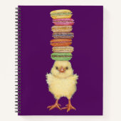 Mein Macarons Peep-Notebook Notizblock (Vorderseite)