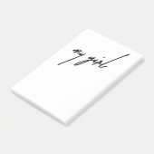 Mein Mädchen Post-it Klebezettel (angewinkelt)