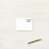 Mein Magen ist bestürzt Post-it Klebezettel (Auf Schreibtisch)