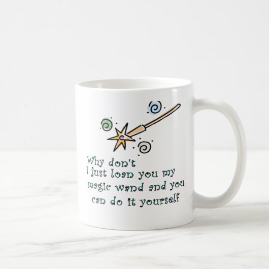 Mein magischer Stab Kaffeetasse (Rechts)