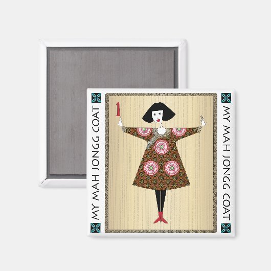Mein Mah Jongg Coat 01: Magnet (Vorderseite/Rückseite)