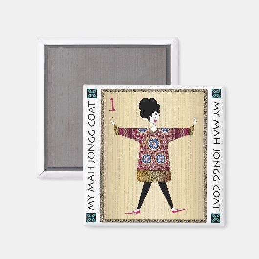 Mein Mah Jongg Coat 02: Magnet (Vorderseite/Rückseite)