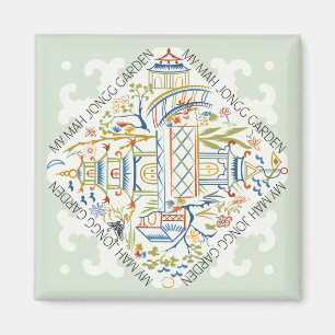 Mein Mah Jongg Garden Magnet