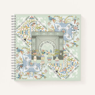 Mein Mah Jongg Garden-Notebook Notizblock