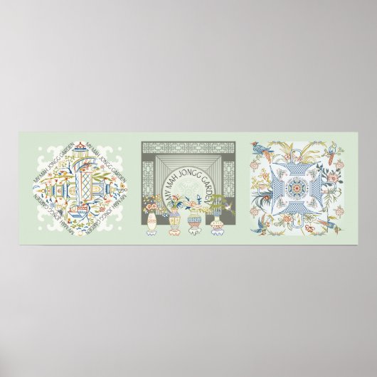 Mein Mah Jongg Garden Poster (Vorne)