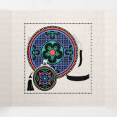 Mein Mah Jongg Purse Dreifach Gefaltete Karte (Innenseite Mitte)