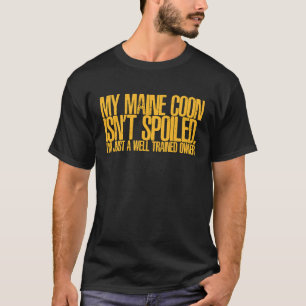 Mein Maine-Coon ist nicht nur ein gut ausgebildete T-Shirt