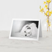 Mein Malteser Karte (Gelbe Blume)