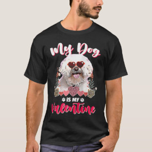 Mein maltesischer Hund ist mein Valentine Raglan B T-Shirt