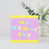 Mein Mama-Design mit den Gedichtfarben blasser Mis (Stehend Vorderseite)