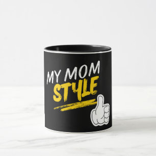 Mein Mama-Stil treibt den Tag der grafischen Mütte Tasse