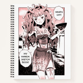 Mein Manga Sketchbook Notebook Notizblock