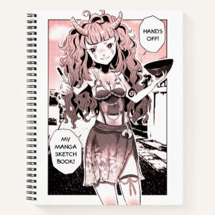 Mein Manga Sketchbook Notebook Notizblock