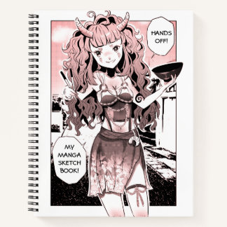 Mein Manga Sketchbook Notebook Notizblock