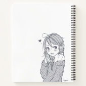 Mein Manga Sketchbook Notebook Notizblock (Rückseite)