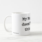 Mein Manifest passt nicht Tasse (Links)