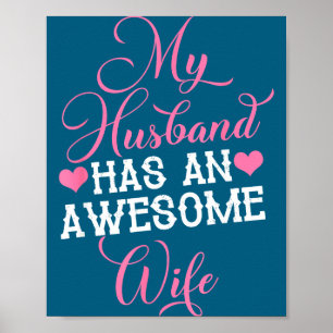 Mein Mann großartige Frau Valentinstag Paar Gif Poster