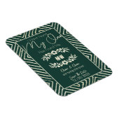 MEIN MANN hat mich als Afrikanisches Hochzeitsmagn Magnet (Rechte Seite)