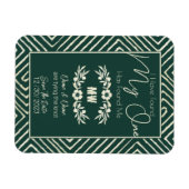 MEIN MANN hat mich als Afrikanisches Hochzeitsmagn Magnet (Horizontal)