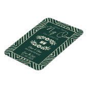 MEIN MANN hat mich als Afrikanisches Hochzeitsmagn Magnet (Linke Seite)