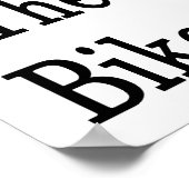 Mein Mann ist der heißeste Biker, den ich kenne Poster (Ecke)