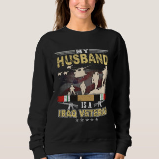 Mein Mann ist ein Irak-Veteran Stolz US Veteran Da Sweatshirt