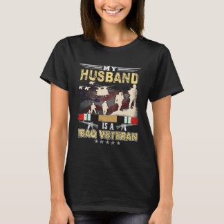 Mein Mann ist ein Irak-Veteran Stolz US Veteran Da T-Shirt