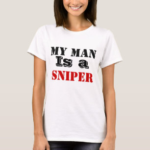 Mein Mann ist ein Scharfschütze T-Shirt