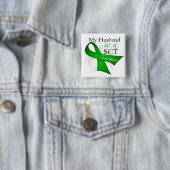 Mein Mann ist ein Transplantationsüberlebender Sta Button (Beispiel)