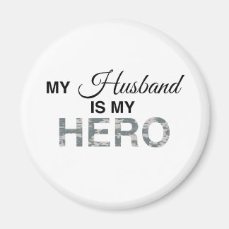 Mein Mann ist mein Hero Digital Camouflage Magnet