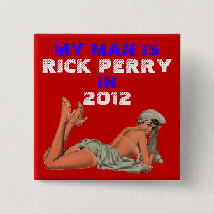 mein Mann ist Rick Perry Button