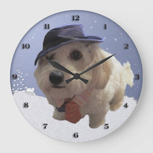 Mein Mann jagt Wall Clock Große Wanduhr