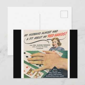 „Mein Mann kriegte fast einen Anfall wegen meiner  Postkarte