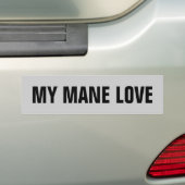 Mein Mann-Liebe-Pferdeanhänger Autoaufkleber (Auf Auto)
