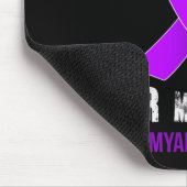 Mein Mann - mein Fibromyalgie-Krieger Mousepad (Ecke)
