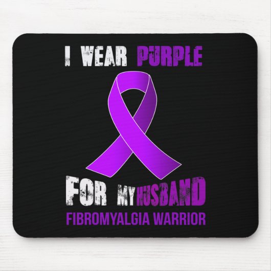 Mein Mann - mein Fibromyalgie-Krieger Mousepad (Vorne)
