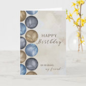 Mein Mann, mein Freund, Geburtstagskunden Karte (Gelbe Blume)