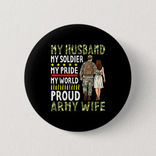 Mein Mann mein Soldat mein Stolz meine Welt stolze Button