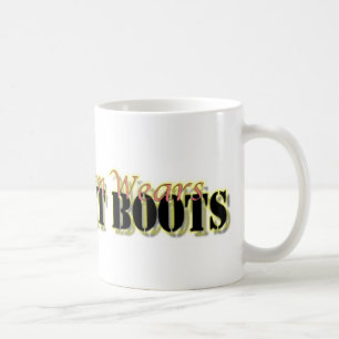 Mein Mann trägt Kampfstiefel Kaffeetasse