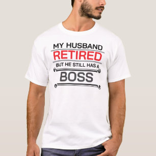 Mein Mann war müde, aber er hat noch einen Boss T-Shirt