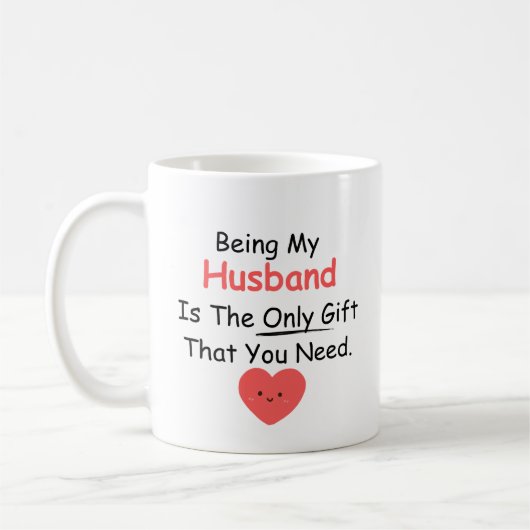 Mein Mann zu sein ist das einzige Geschenk, das du Kaffeetasse (Links)