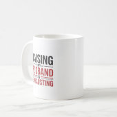 Mein Mann zu züchten ist den T - Shirt ersticken - Kaffeetasse (Vorderseite Links)