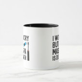 Mein Mascara ist Designer Tasse (Zentrum)