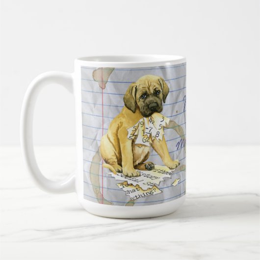 Mein Mastiff Ate my Lessingplan Kaffeetasse (Links)