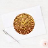 Mein Maya-Kalender (Round Stickers) Runder Aufkleber (Umschlag)