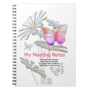 Mein Meeting-Notebook für JW Young Sisters Notizblock