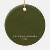 Mein ____mein Held Keramik Ornament (Hinten)