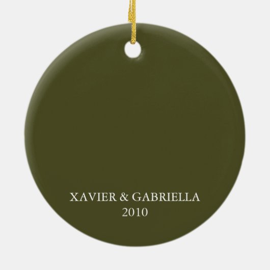 Mein ____mein Held Keramik Ornament (Hinten)